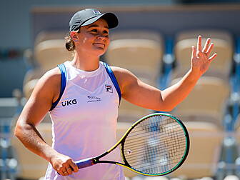 Barty forced to retire with a...